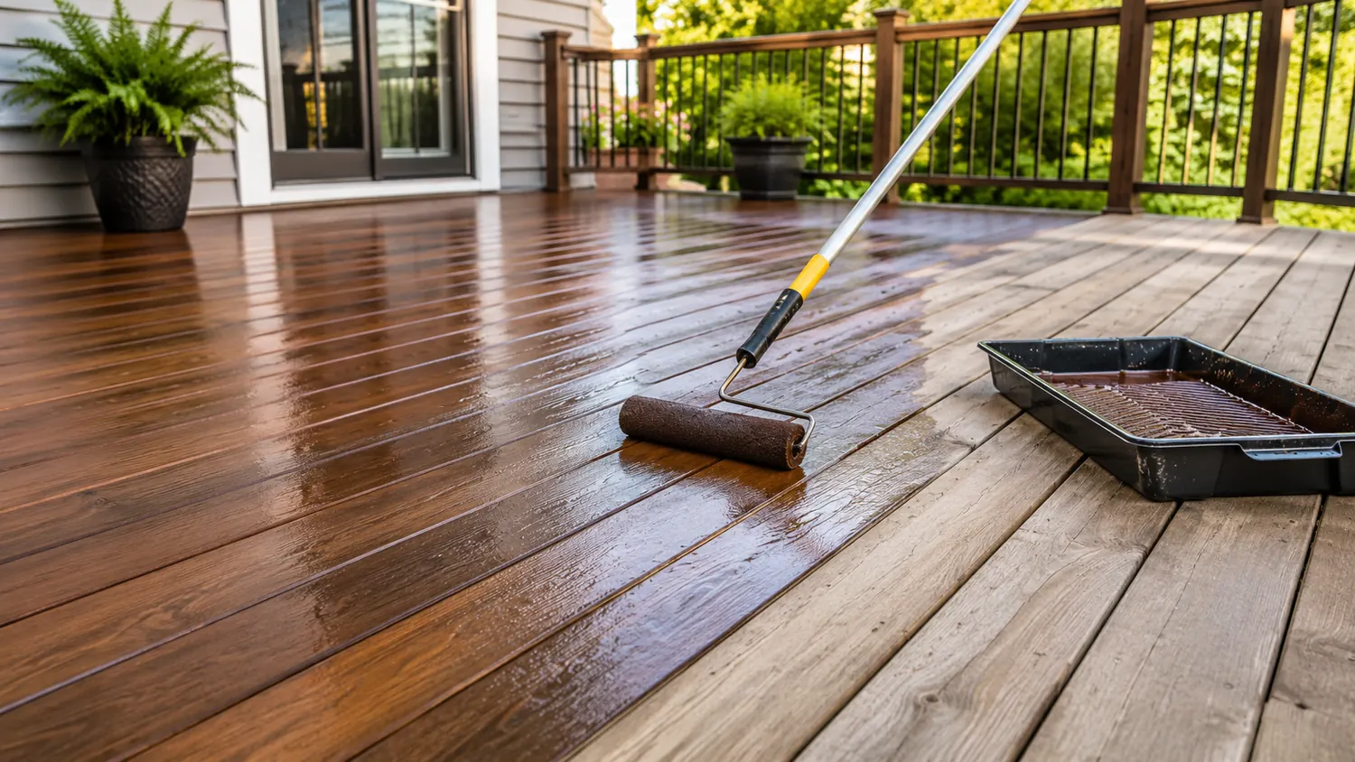 Deck coating service near Logansport, IN